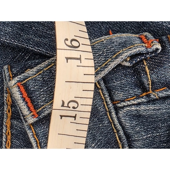 True Religion Jeans Women's Sz 28 Blue Denim Jeans Joey Flare - Picture 10 of 11